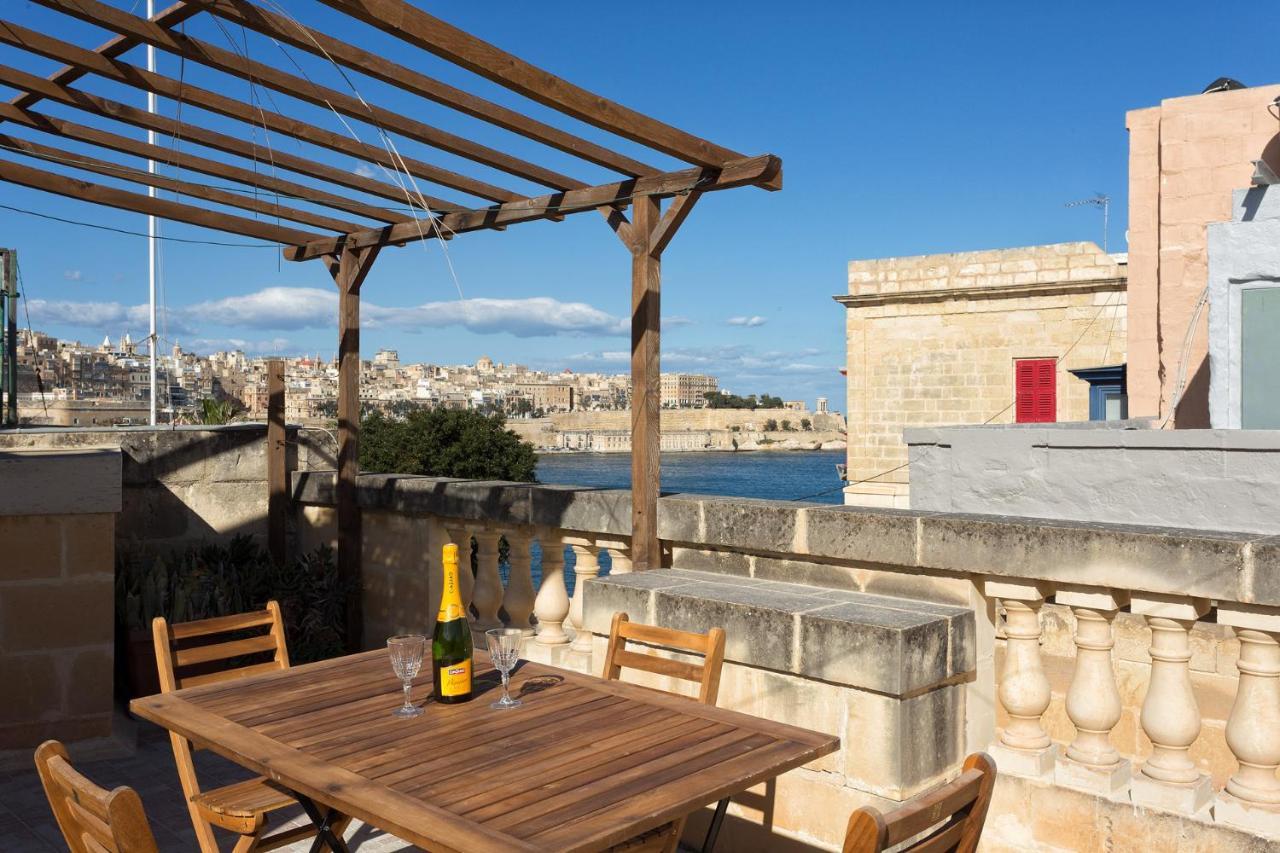Traditional Maltese Townhouse, Roof Terrace And Views Senglea Ngoại thất bức ảnh